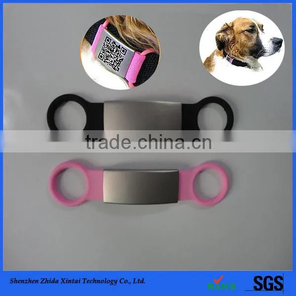 Small Pet Item Silicone qr Code Pet Tag