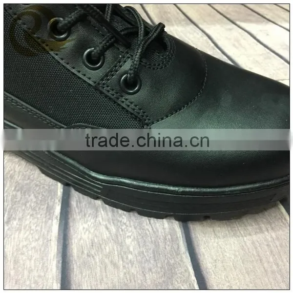 Black Genuine Leather Waterproof Jungle Tactical Military Boots photo-4