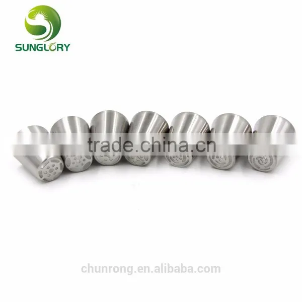 7pcs Stainless Steel Russian Tulip Nozzles Flower Icing Piping Tips Pastry Tubes Set photo-5