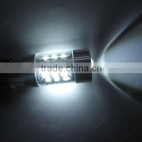 White 16 LED 80W 12-24V Auto Tail Rear Brake Light, BAY15D 1157 Bulbs photo-4