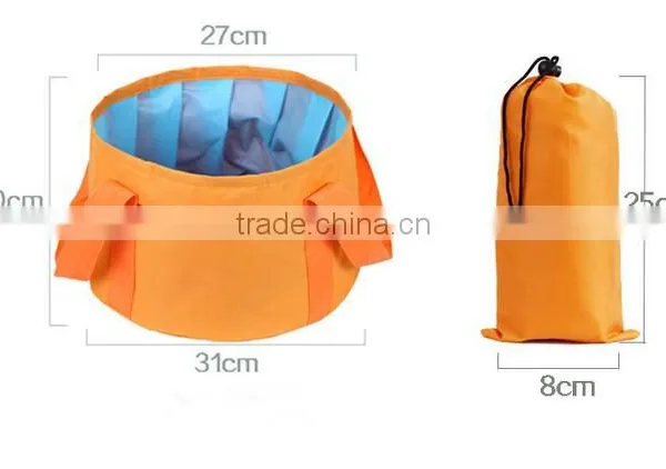 Foldable Wash Basin Footbath Sink Water Bag Outdoor Camping Hiking photo-5