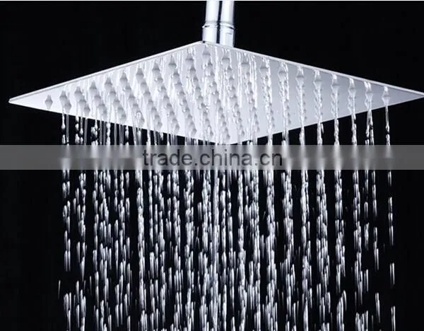 Square Stainless Steel Bathroom Rain Shower Heads