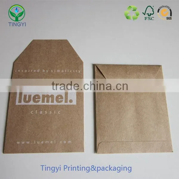 Custom Brown Wallet Kraft Paper Envelope photo-3
