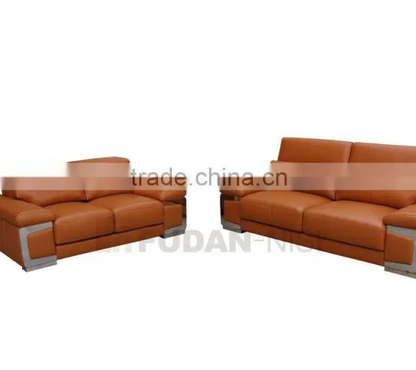 Italian Furniture Stainless Steel Two Seater Sofa Modern photo-2