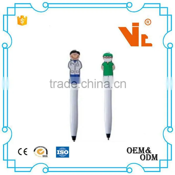 V-GF019 Plastic Doctor Shaped Ball Pen photo-2