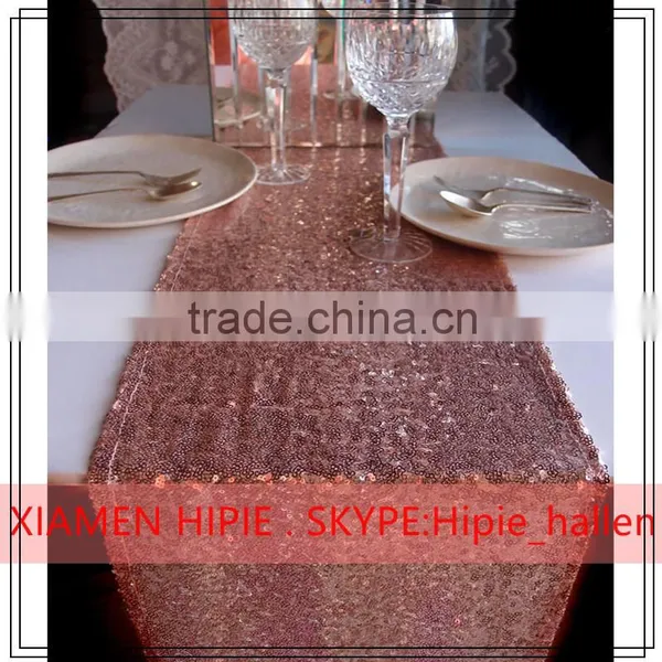 Best Selling Premium Quality Hot Pink Sequin Table Runner photo-4