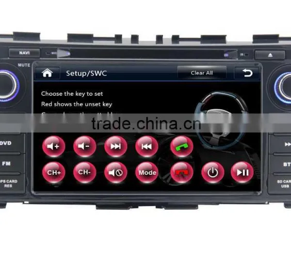 GPS Digital Media Player Car Dvd Headunit FOR Nissan TEANA 2013 With Win CE 6.0 System 800MHz 3G Phone GPS DVD BT photo-6