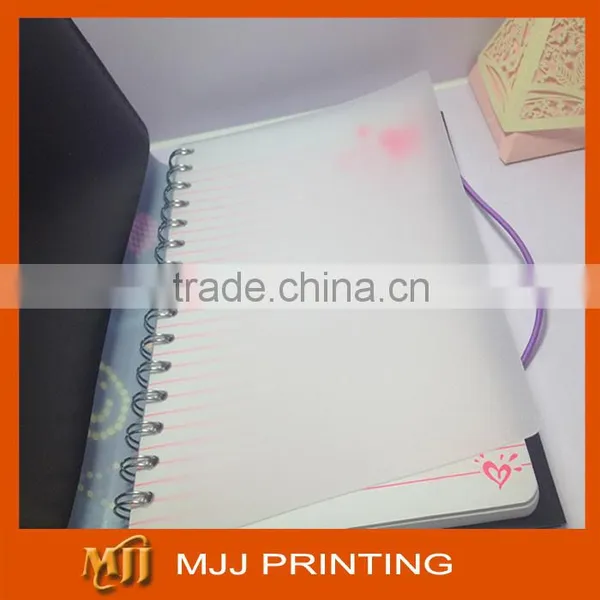 School Supply PP Cover Spiral Notebook Wire O Diary Book With Plastic PP Cover photo-4