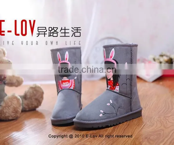 2015 Hot Sales High Quality and Cheap Women Boot With Fur photo-5