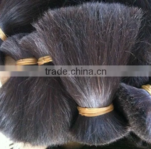 2015 New Chinese Non-remy Double Drawn Human Hair Extension Material photo-5