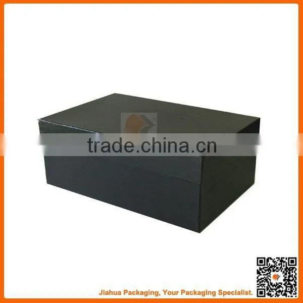 Black Men's Shoe Box Display