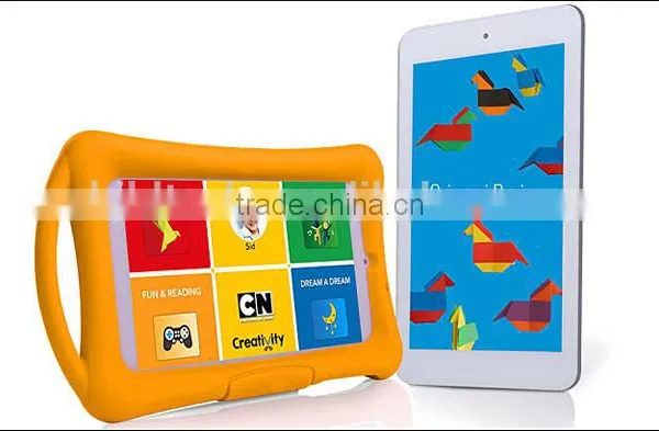 Unbreakable Protective Shell With Handle Kid Shock Proof Silicone Kids 7'' Tablet Case photo-2