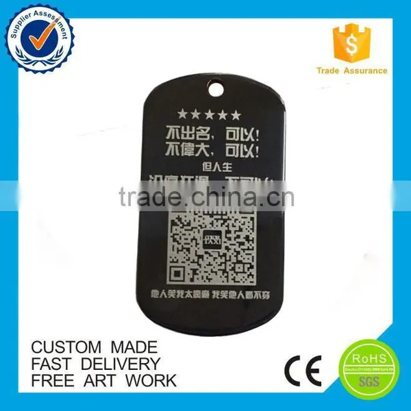 Custom Engraved Dog Tag,souvenir Gift Black Enamel Skull Dog Tags photo-3