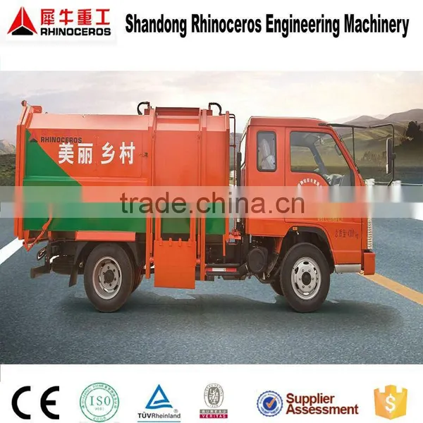 XINIU 7 Cbm Compactor Garbage Truck Price, Mini Small Garbage Truck for Sale in China in Asia photo-2