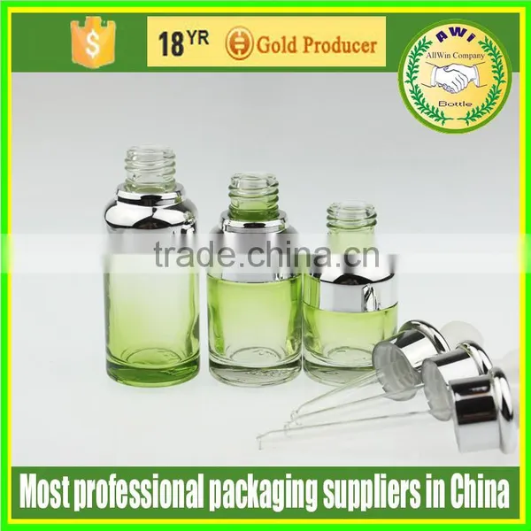 30ml and 50ml Green Essential Oil Glass Bottle Dropper Cap photo-6