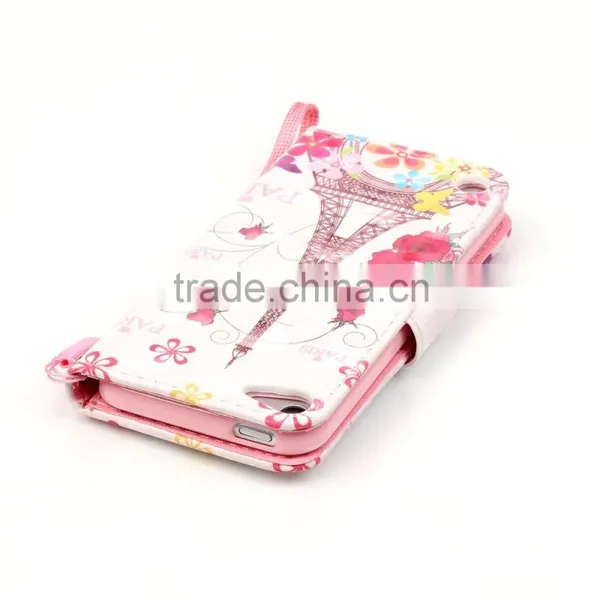 Leather Flip for Ipod Touch 5 Cover Case, for Ipod Touch 5 Wallet Leather Case photo-2