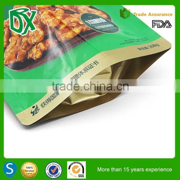 New China Products for Sale Transparent Front Plastic Stand-up Doypack Pouch With Zipper for Powder Packing photo-6