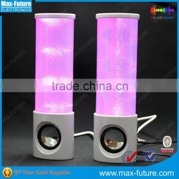 LED Pearl Shell Light Speaker with multi-color led dancing speakers
