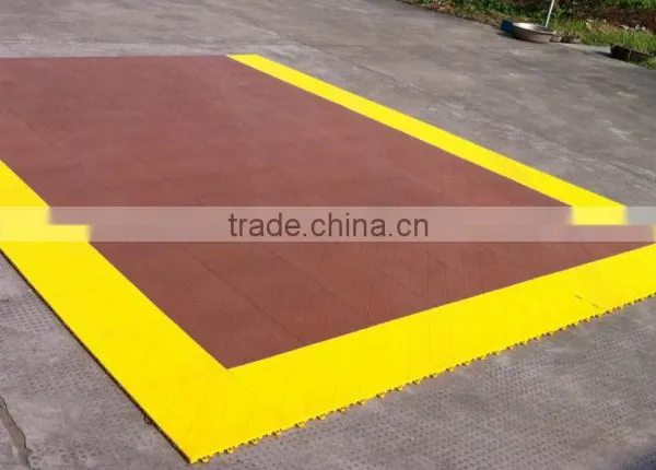Good Quality Colorful Cheap Price Puzzled Pvc Tiles Floors for Garage photo-4