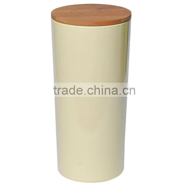 Melamine Coffee Pot,coffee Storage With Bamboo Window