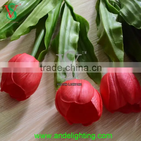 Artificial Plastic Flower Led Garden Lighting photo-5