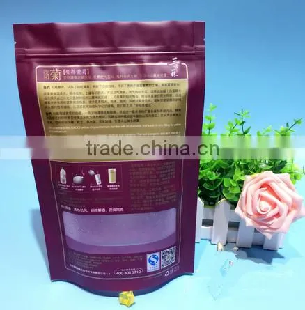 Resealable Stand up Plastic Tea Bag With Zipper Top for Wholesale photo-2