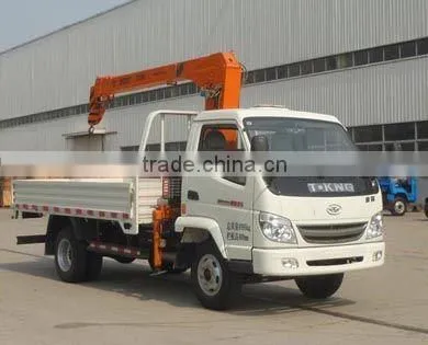 3.2ton Timber Crane on Truck, Model No.: SQ3.2S3, Hydraulic Crane With Telescopic Arms