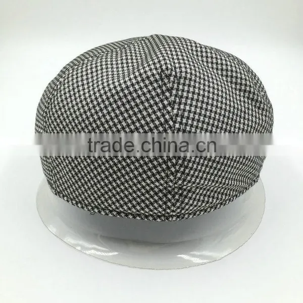 Custom Design High Quality Men's Plaid Ivy Cap photo-3