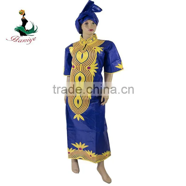 Bazin Riche Dress 2016 Long Rich Bazin Dress Embroidery for Lady
