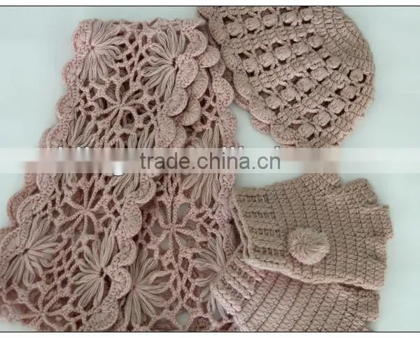gloves and hat set