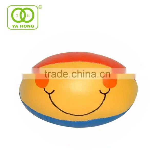 Happy Kid Toy of Smiley Face Soft Toys Rugby Ball Type photo-2