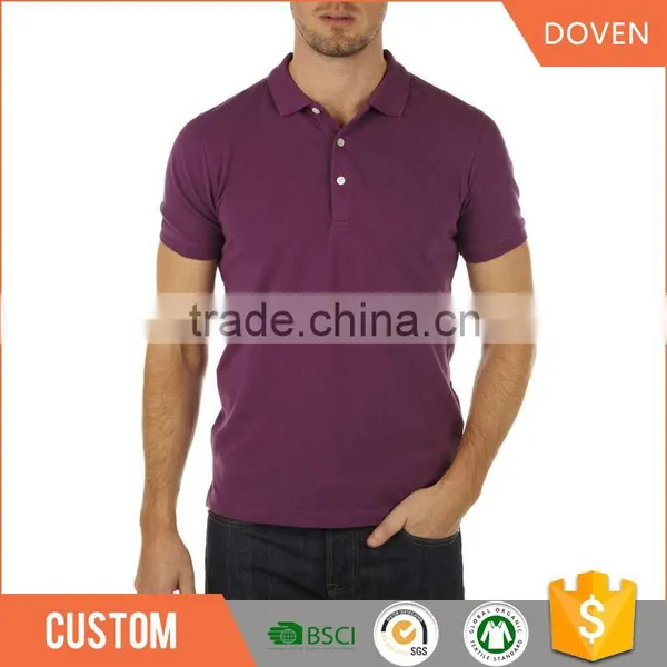 Custom Made Bulk Plain T-shirts Polo Shirts for Men