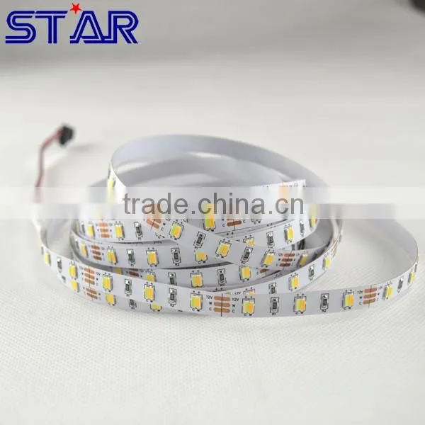 IP65 Drip Glue Waterproof 2700K to 13000k 12V 120led/m LED Stripe Adjustable CCT photo-6