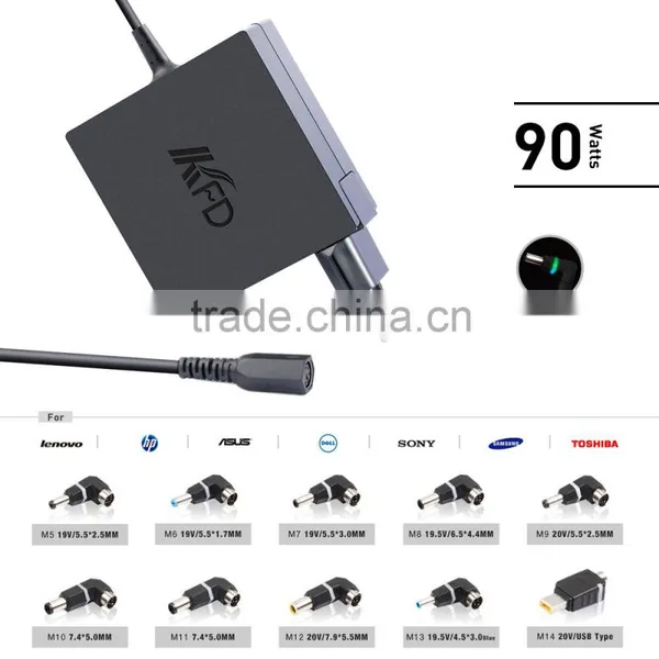 New KFD 90w Multiple Universal Laptop Wall AC Adapter/Charger/Power Supply Max 90W 15V-20V for Dell hp ,lenovo,asus ... photo-3