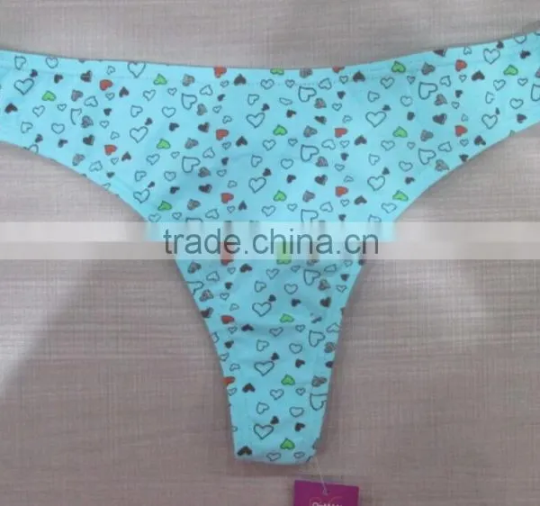Sexy Softest Dazzler Cotton Spandex Young Girl Thongs