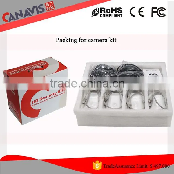 4ch 1 Megapixel 720P Outdoor/Indoor Cctv hd System Dome and Bullet Camera Dvr Kit photo-5