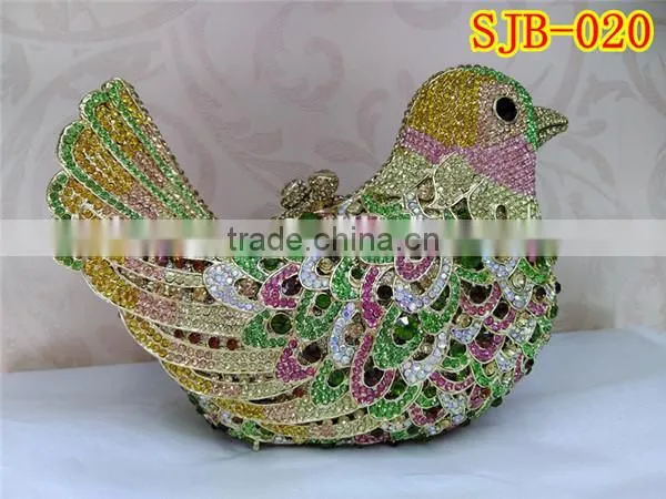 Lovely Ladies Crystal Handbag With Rhinestone in a Bird Pattern for Party Evening Five Sryle for Choice photo-4