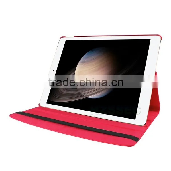 China Factory 360 Degree Rotating Stand Case With Smart Cover Auto Sleep / Wake Feature for Apple IPad Pro 12.9 photo-5