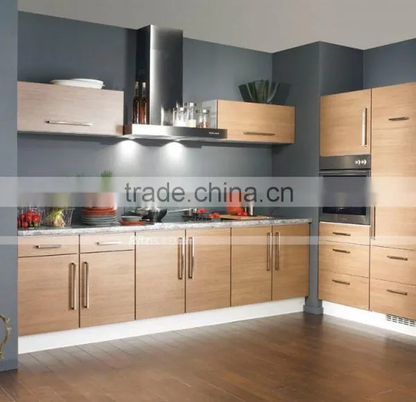 Solid Wood Kitchen Cabinets With Stainless Steel Kitchen Sink photo-4