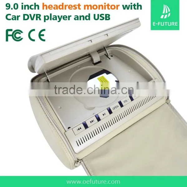 9inch TFT LCD Headrest Car Monitor, Car Headrest Monitor Head Rest Car Screen photo-3