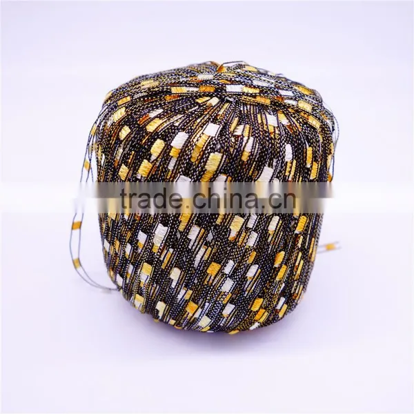 Nylon / Polyester Material and Hand Knitting Style Fancy Yarn for Knitting Scarf Fancy Yarn Yarn Hand Knitting photo-2