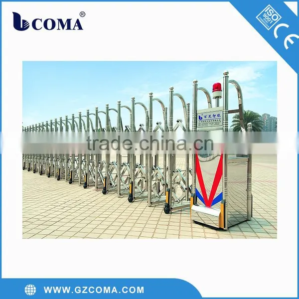 1.6m height electricity power security sliding doors
