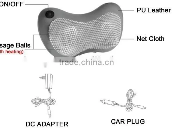 XT-858-3B DC12V. Home and Car Neck and Back Massage Pillow photo-6