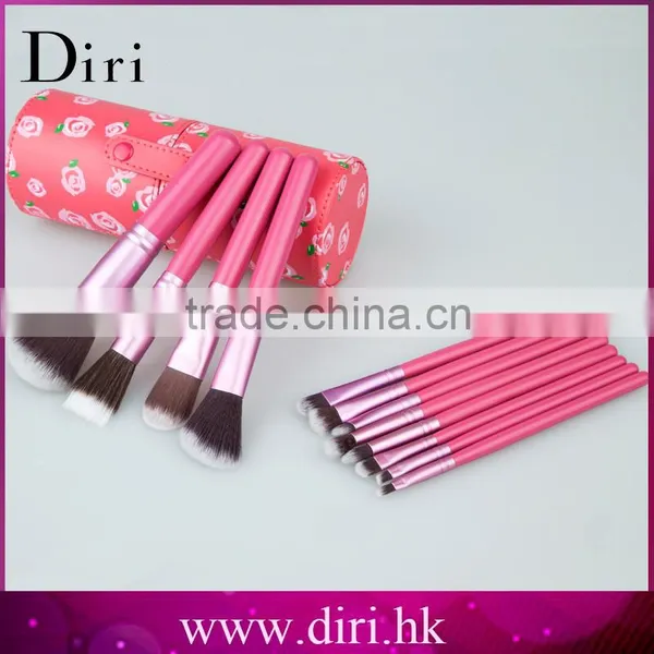 New 12pcs Pink Makeup Brushes Set Cosmetics Make up Maquiagem Beauty Foundation Brush With Holder Case photo-4