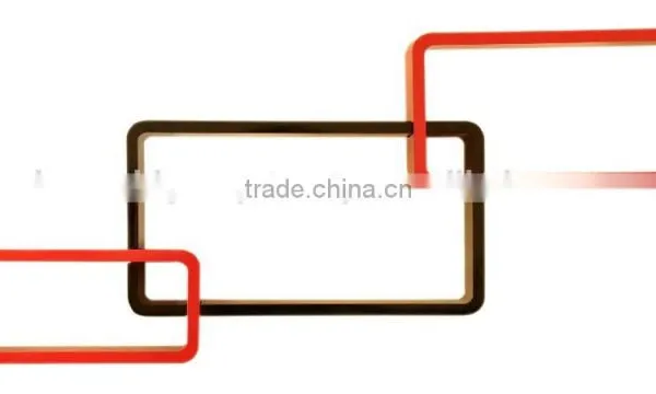 Kawachi 3 Retro Rectangle Wooden Rounded Floating Wall Storage Shelves photo-2