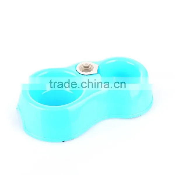 Eco-friendly Plastic Double Dog Bowl Pet Water Feeder photo-5