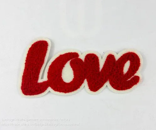 Sew-on Embroidery Chenille Patch Embroidery Towel Letters photo-2