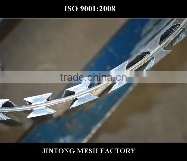 Concertina Razor Reinforced Barbed Tape /Concertina Circle Wire Fencing photo-3