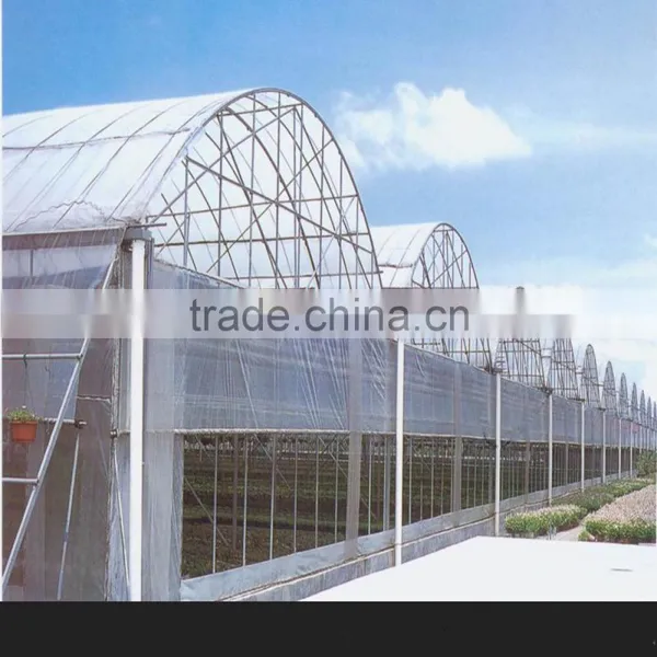 Multi Span Tunnel PE Plastic Film Hydroponic Systems Agricultural Commercial Greenhouse photo-3