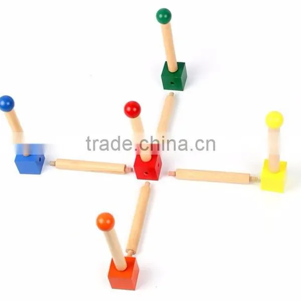 Early Childhood Education Baby Toy Hand and Eye Coordination Montessori Throwing Circle photo-5